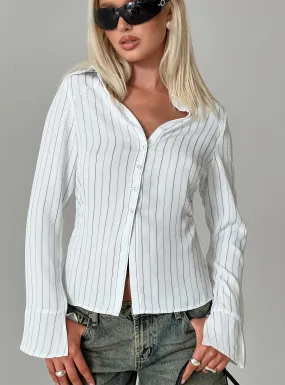 Aldgate Long Sleeve Top White