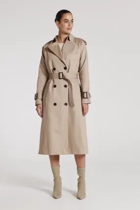 Arlo Trench Coat - Biscuit