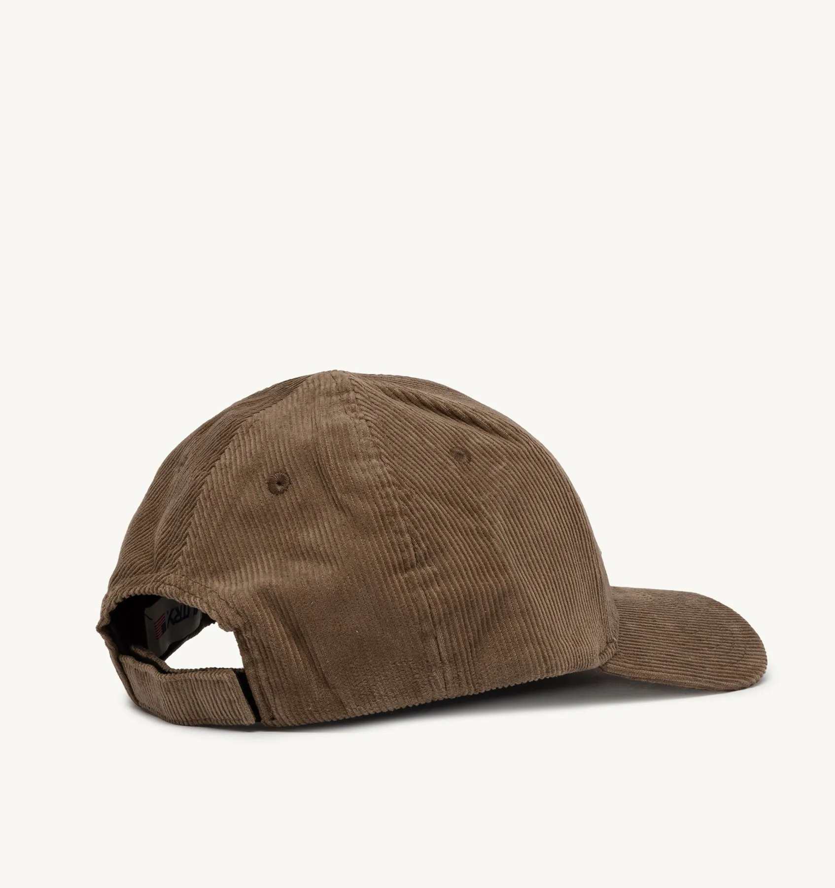 AUTRY APPAREL WOMAN  BASEBALL CAP IN EMBROIDERED BROWN CORDUROY