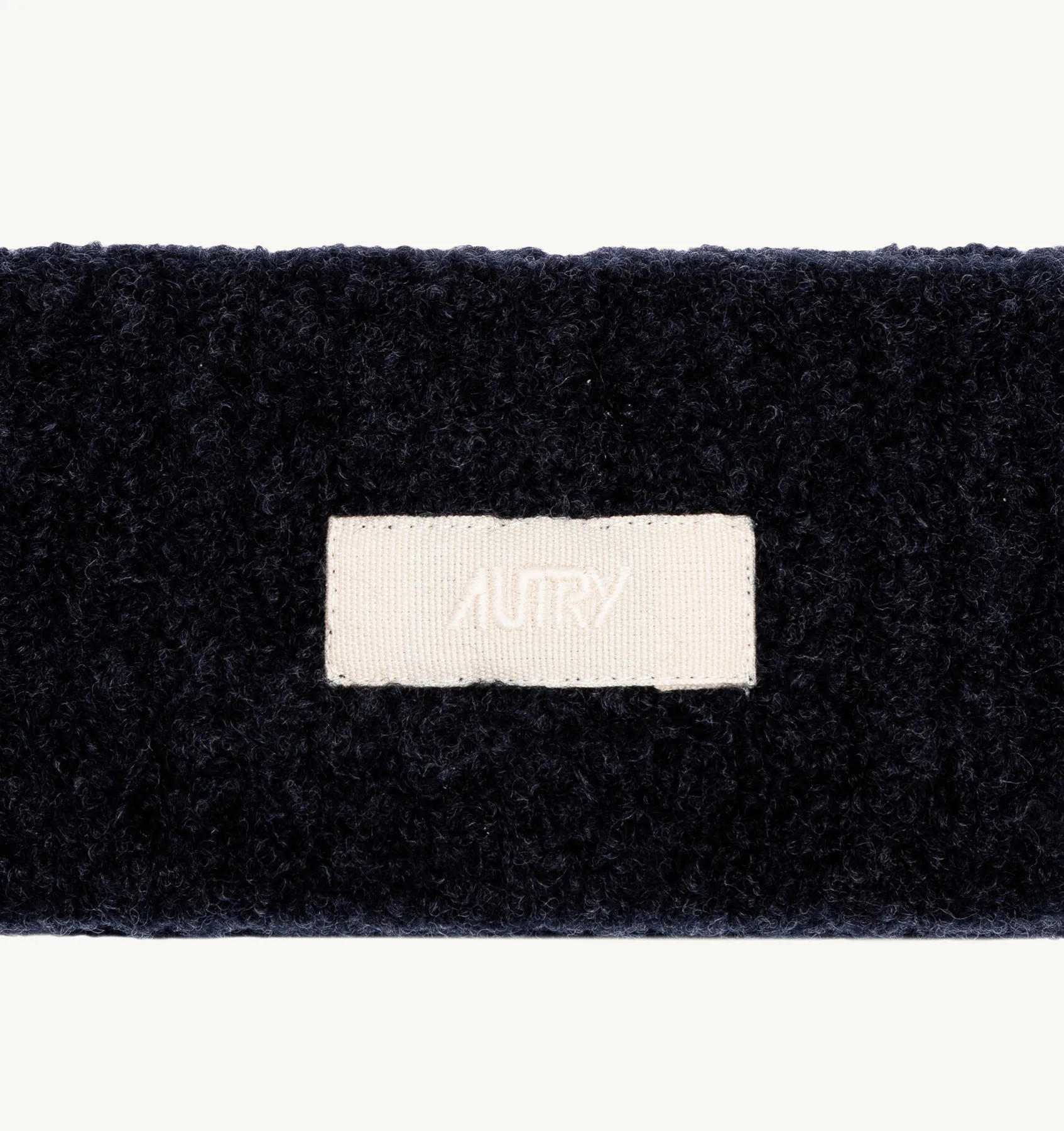 AUTRY APPAREL WOMAN  HEADBAND IN GRAY WOOL