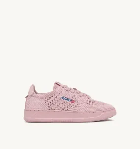 AUTRY NEW ARRIVALS WOMAN WOMAN  EASEKNIT MEDALIST LOW SNEAKERS IN PINK FABRIC