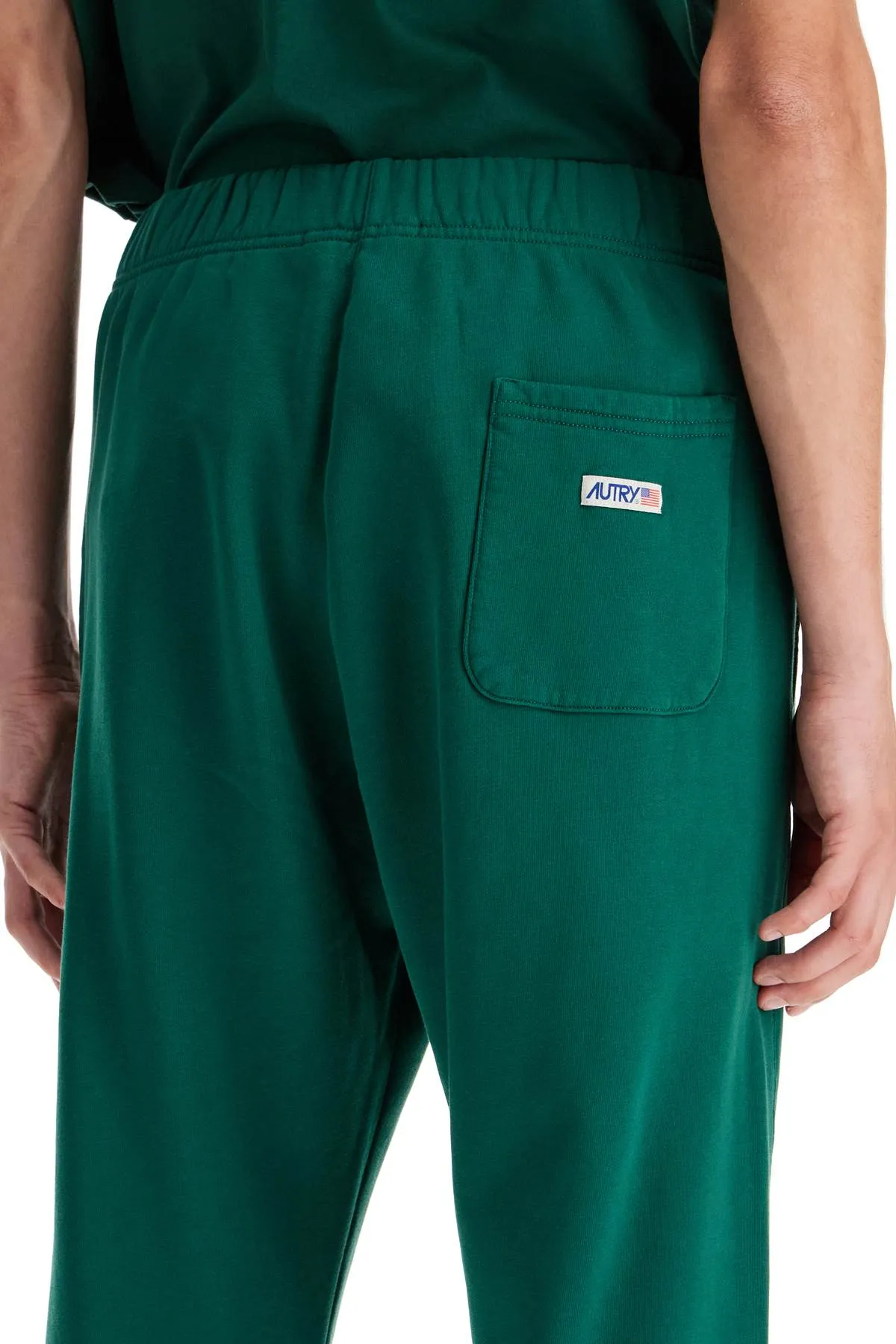 Autry Relaxed Fit Fleece Joggers For   Green