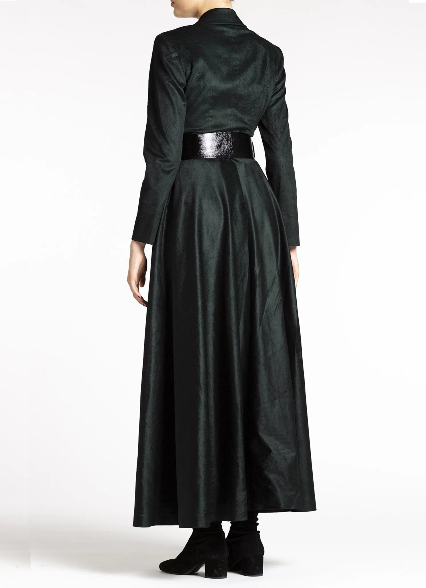 Belted Corduroy Maxi Coat