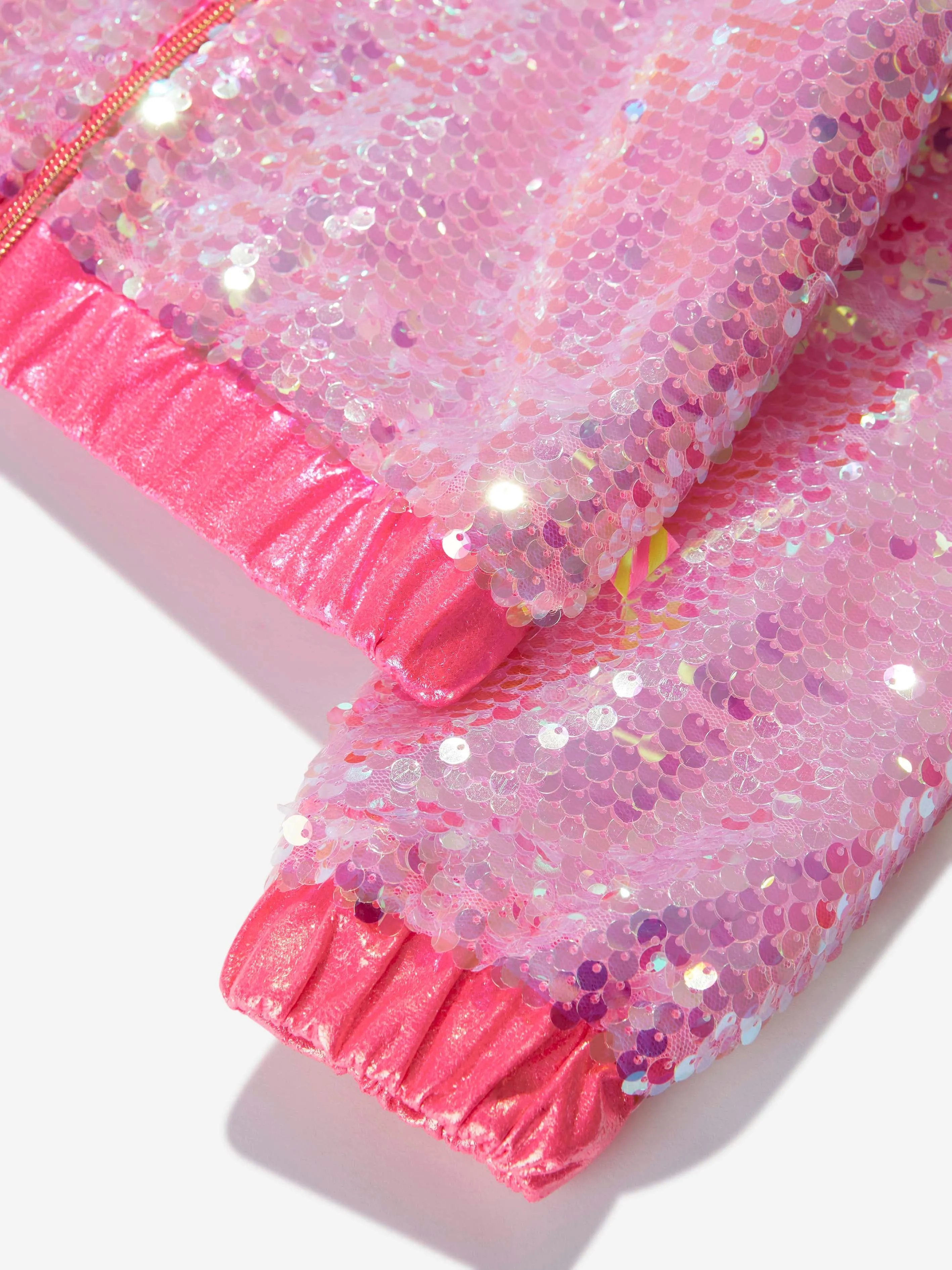 Billieblush Girls Sequin Jacket in Pink