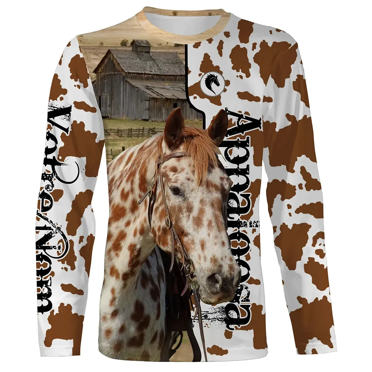 Cheval Appaloosa, Chevaux de Selle, Amoureux des Chevaux, Chevaux Passion, 3D All-Over Tee Shirt - CTS09052230