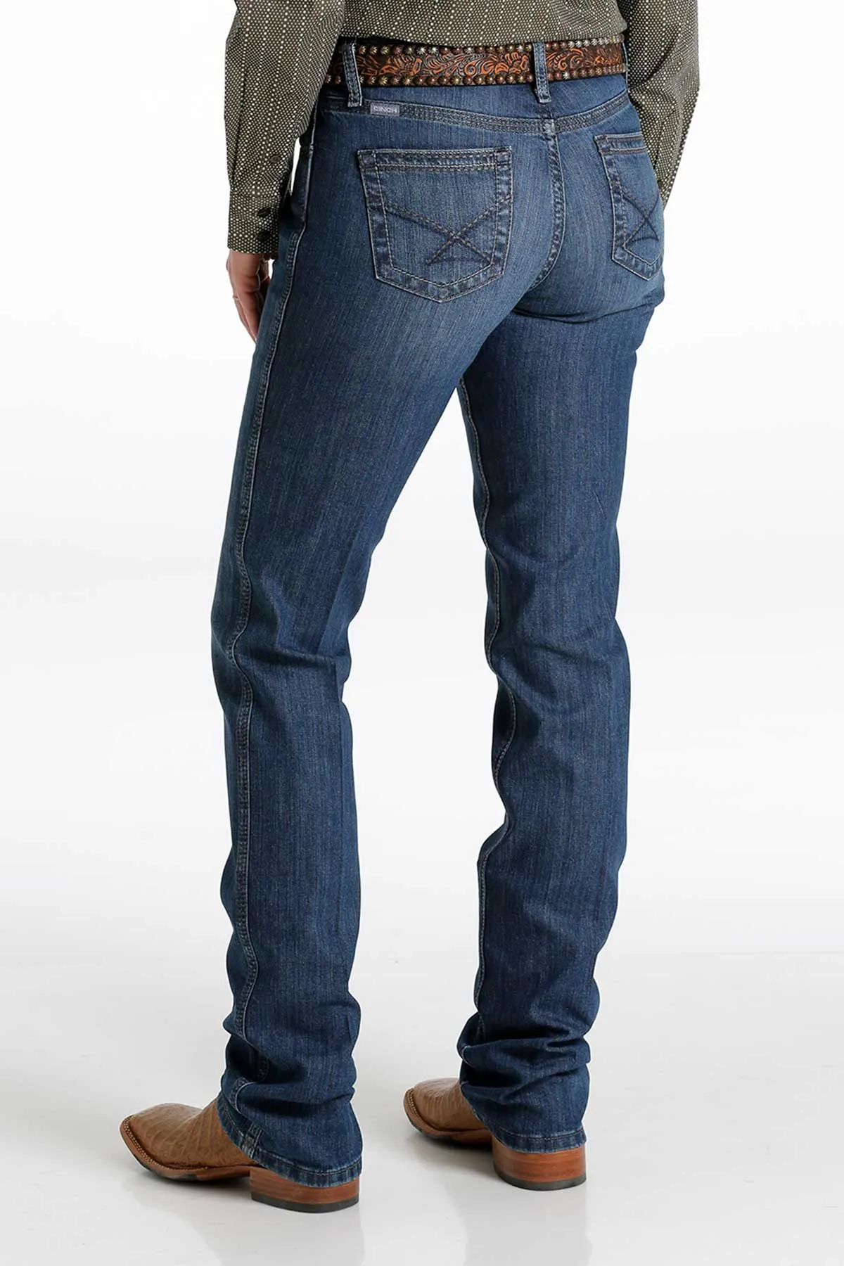 Cinch Womens Shannon Medium Stone Jeans