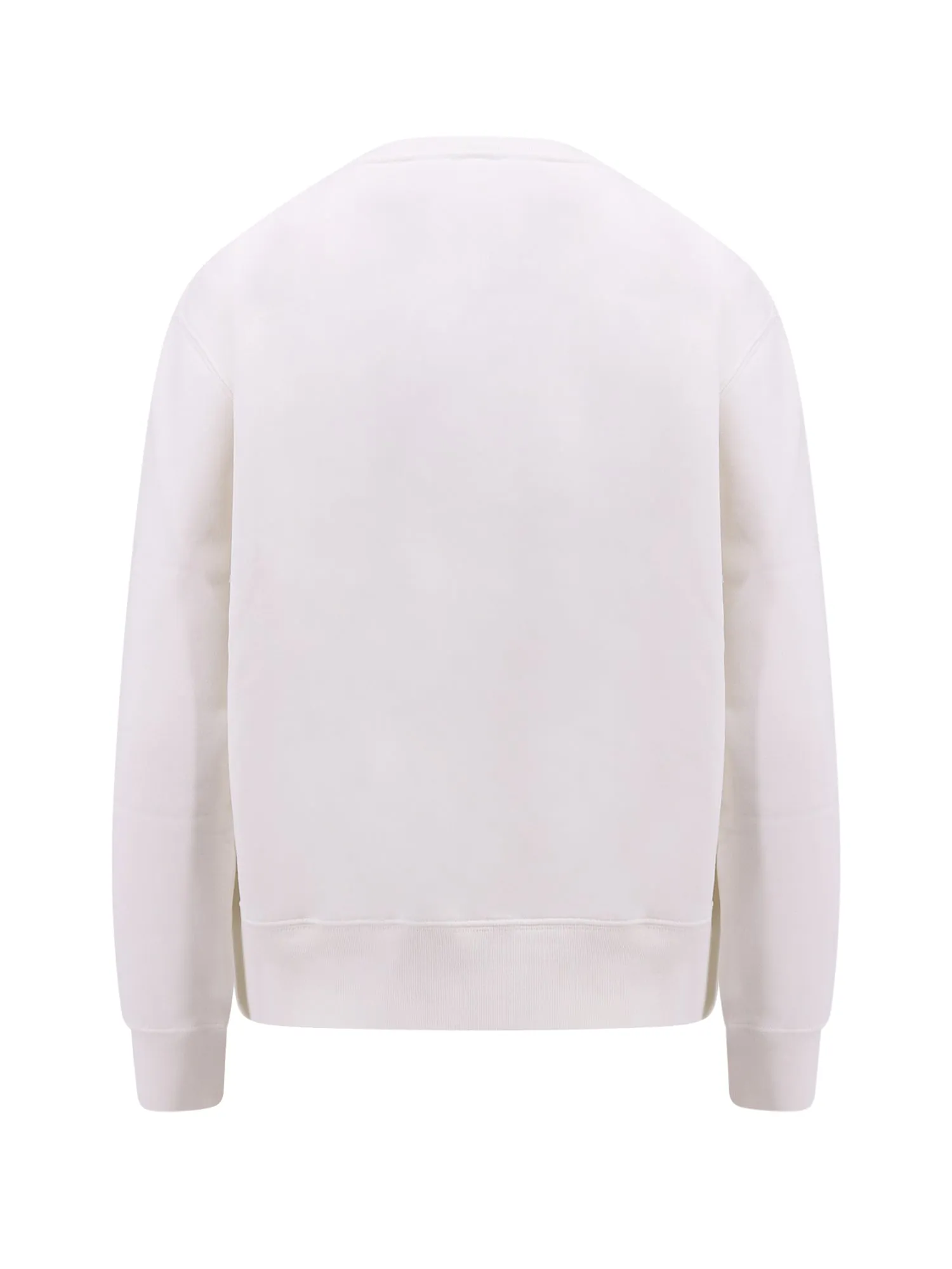 Cotton sweatshirt with embroidered logo