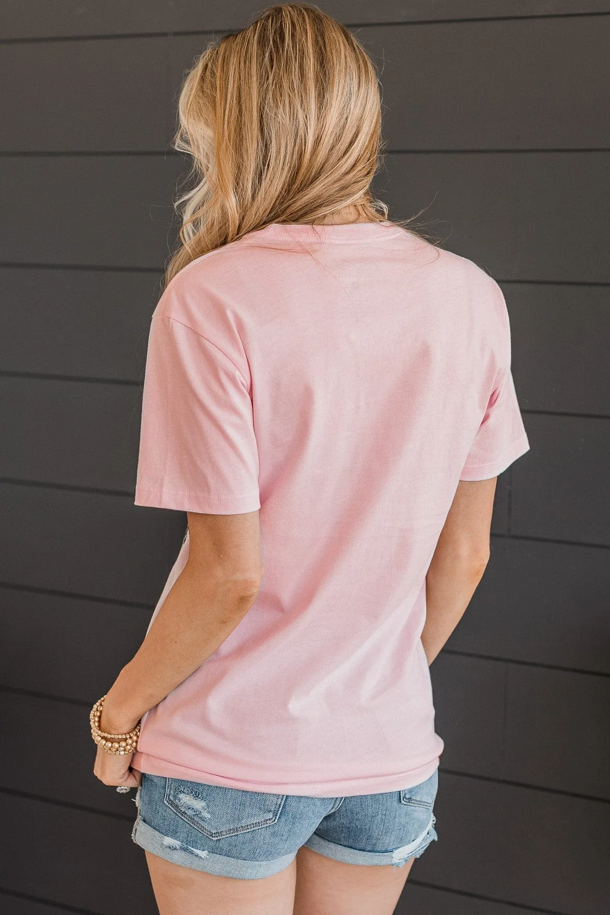 Country Vibes Graphic Tee- Light Pink