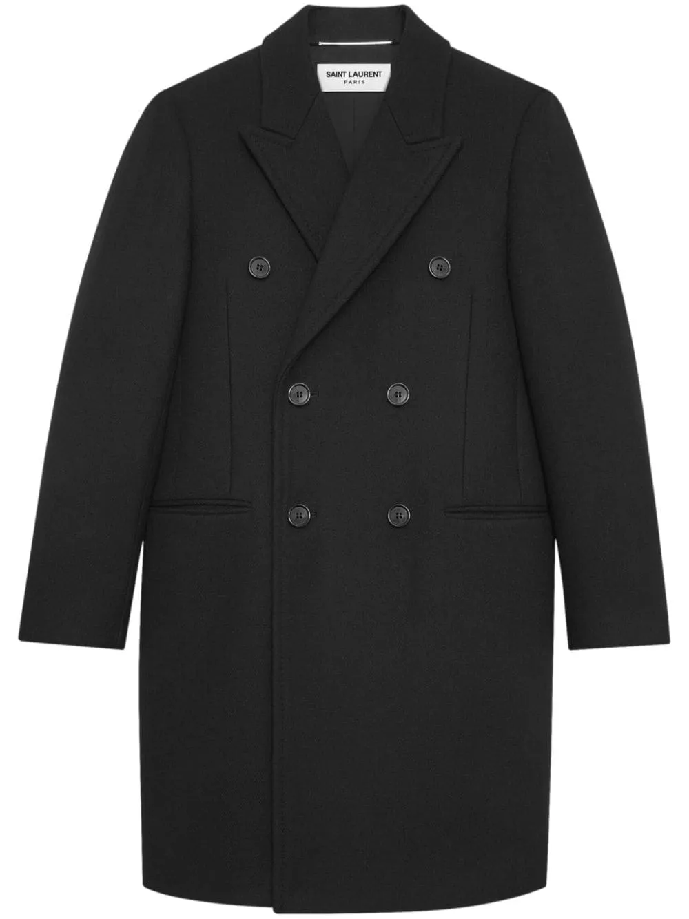 DOUBLE BREASTED WOOL COAT