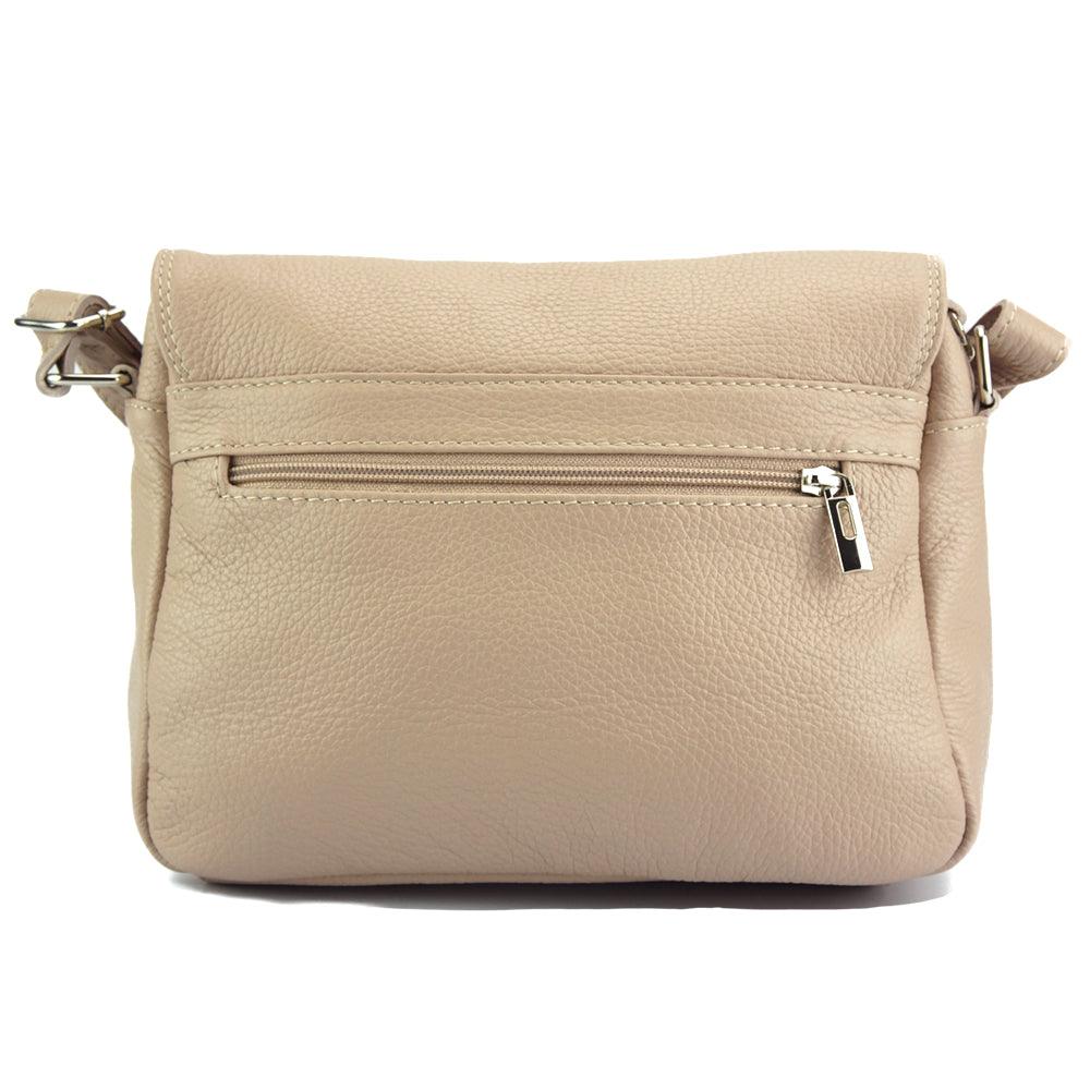 Ester leather shoulder bag