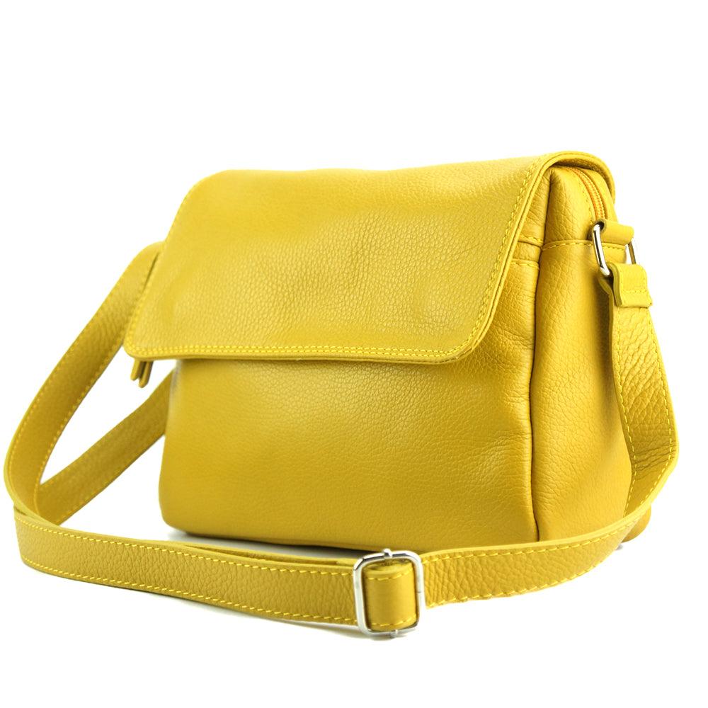 Ester leather shoulder bag