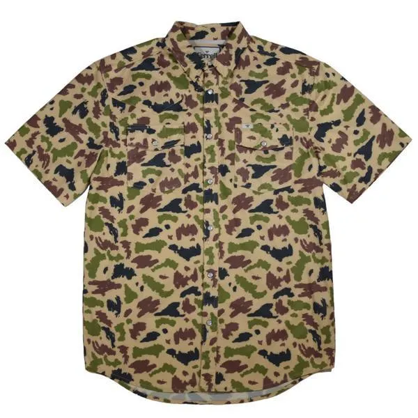 Ferrell Camo Snap Short Sleeve Shirt