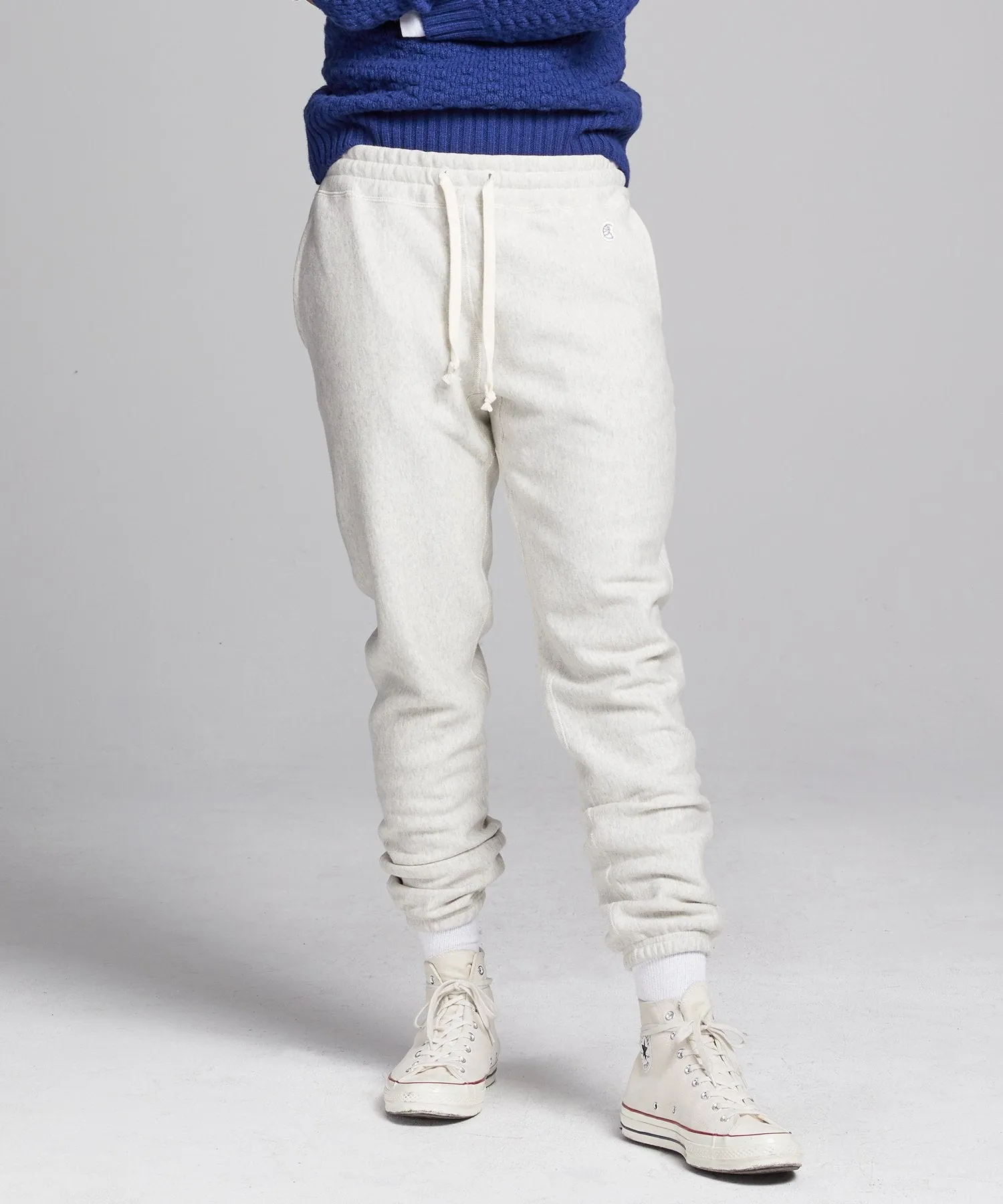 Heavyweight Classic Sweatpant in Eggshell Mix