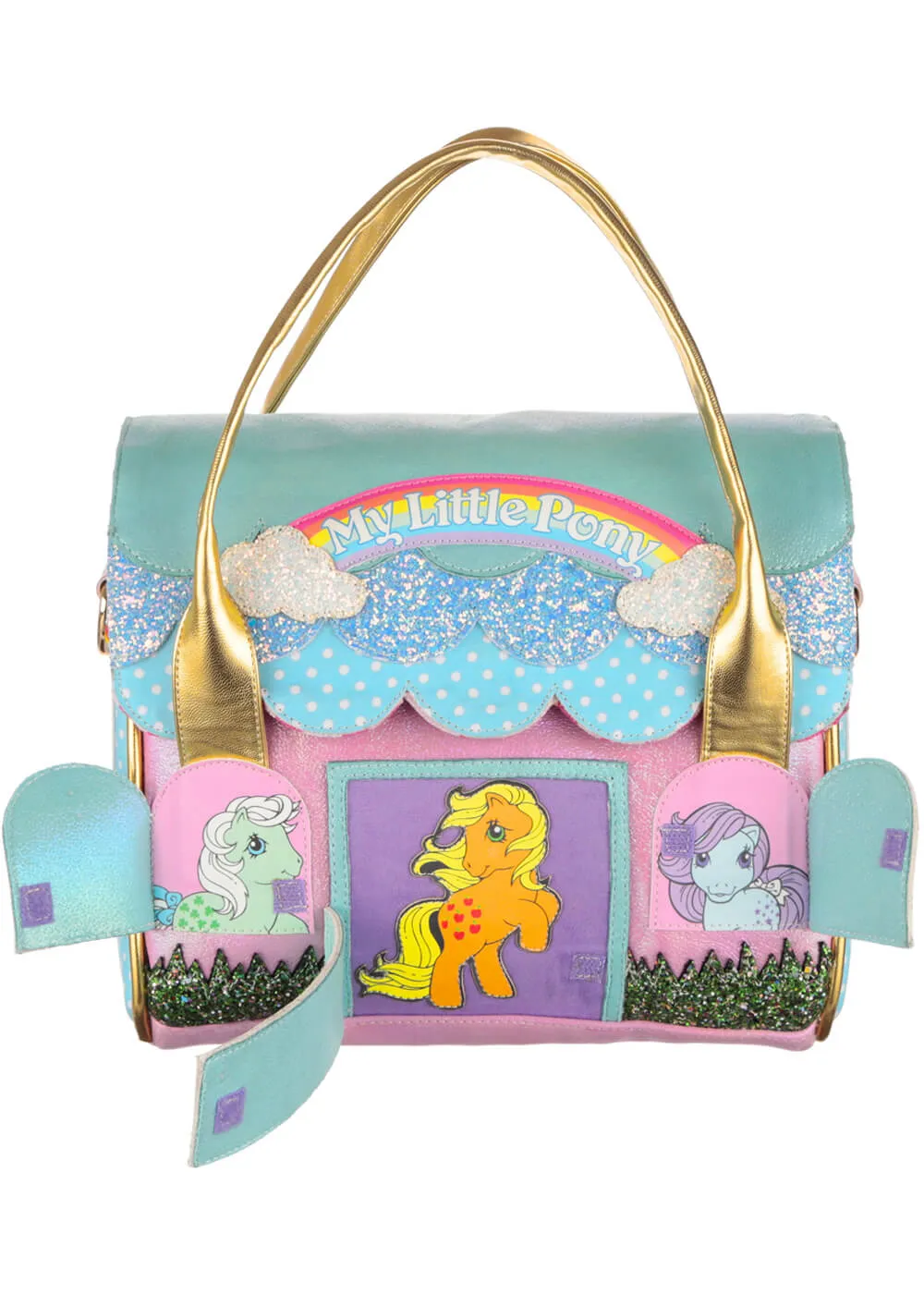 Irregular Choice x My Little Pony Born In A Barn Bag Blue Pink