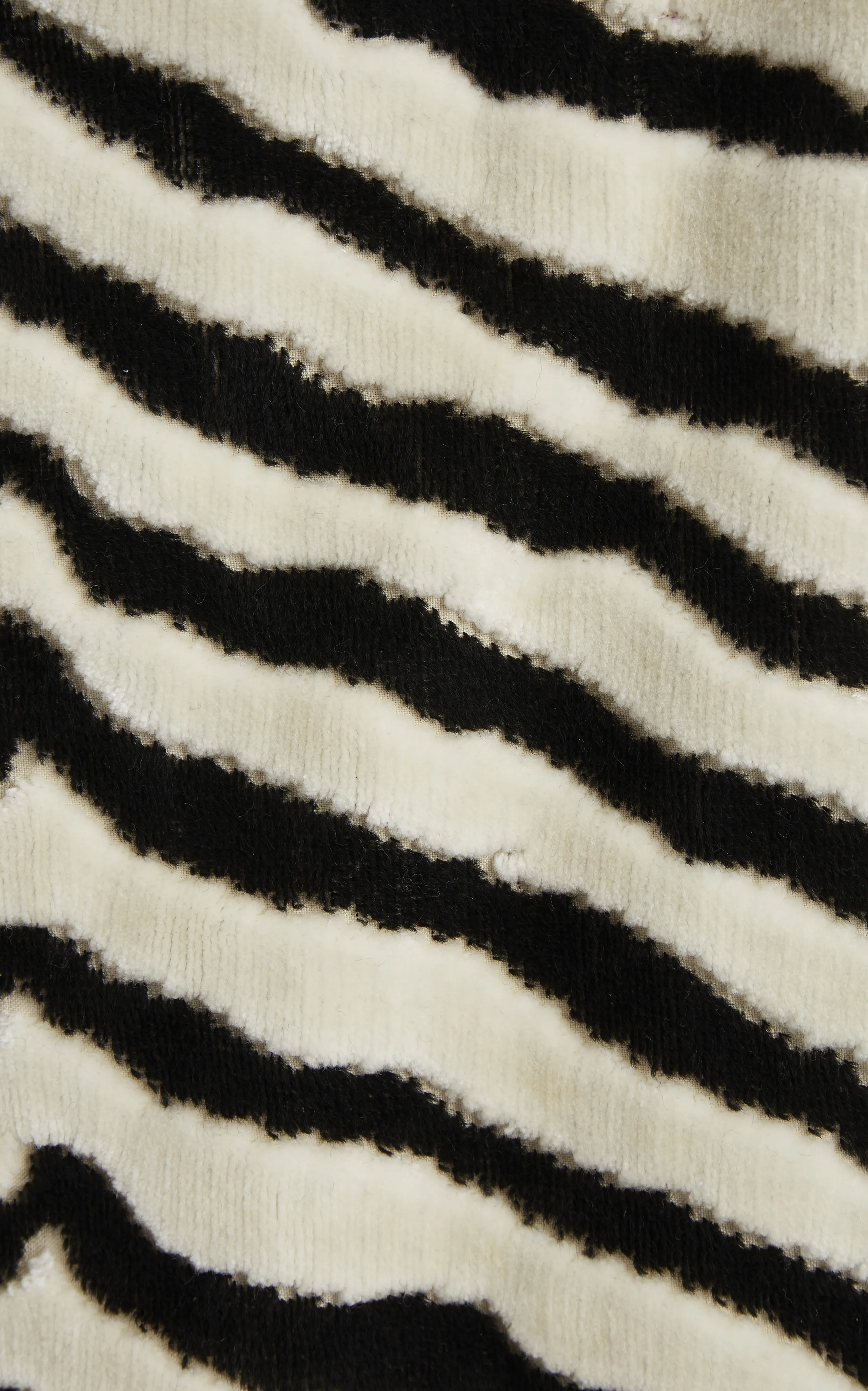 Jacquemus Caruso Zebra-Jacquard Cotton Coat