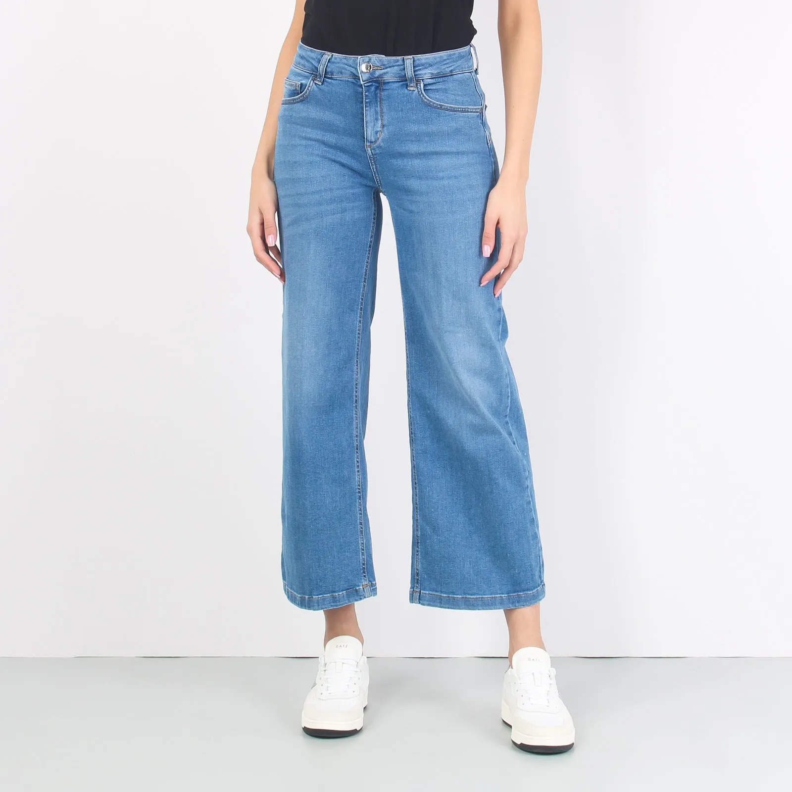 Jeans Parfait Cropped Denim Chiaro