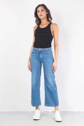 Jeans Parfait Cropped Denim Chiaro