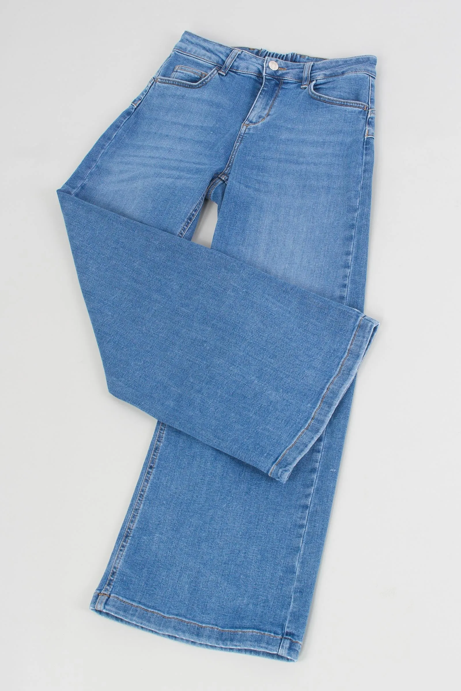 Jeans Parfait Cropped Denim Chiaro