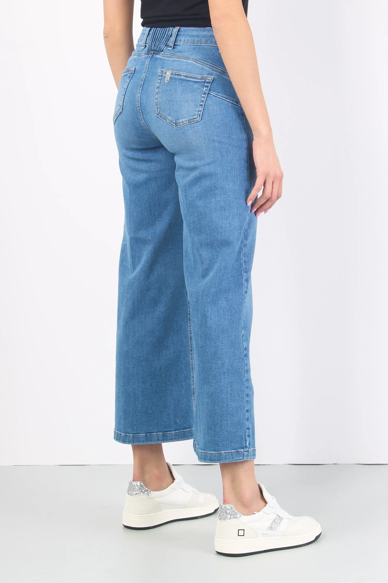 Jeans Parfait Cropped Denim Chiaro