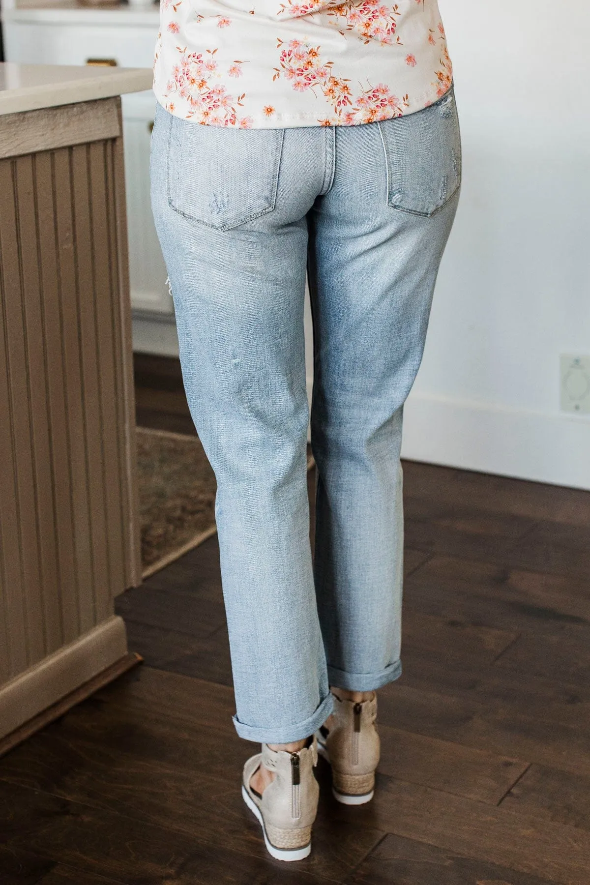 KanCan Boyfriend Jeans- Roxie Wash