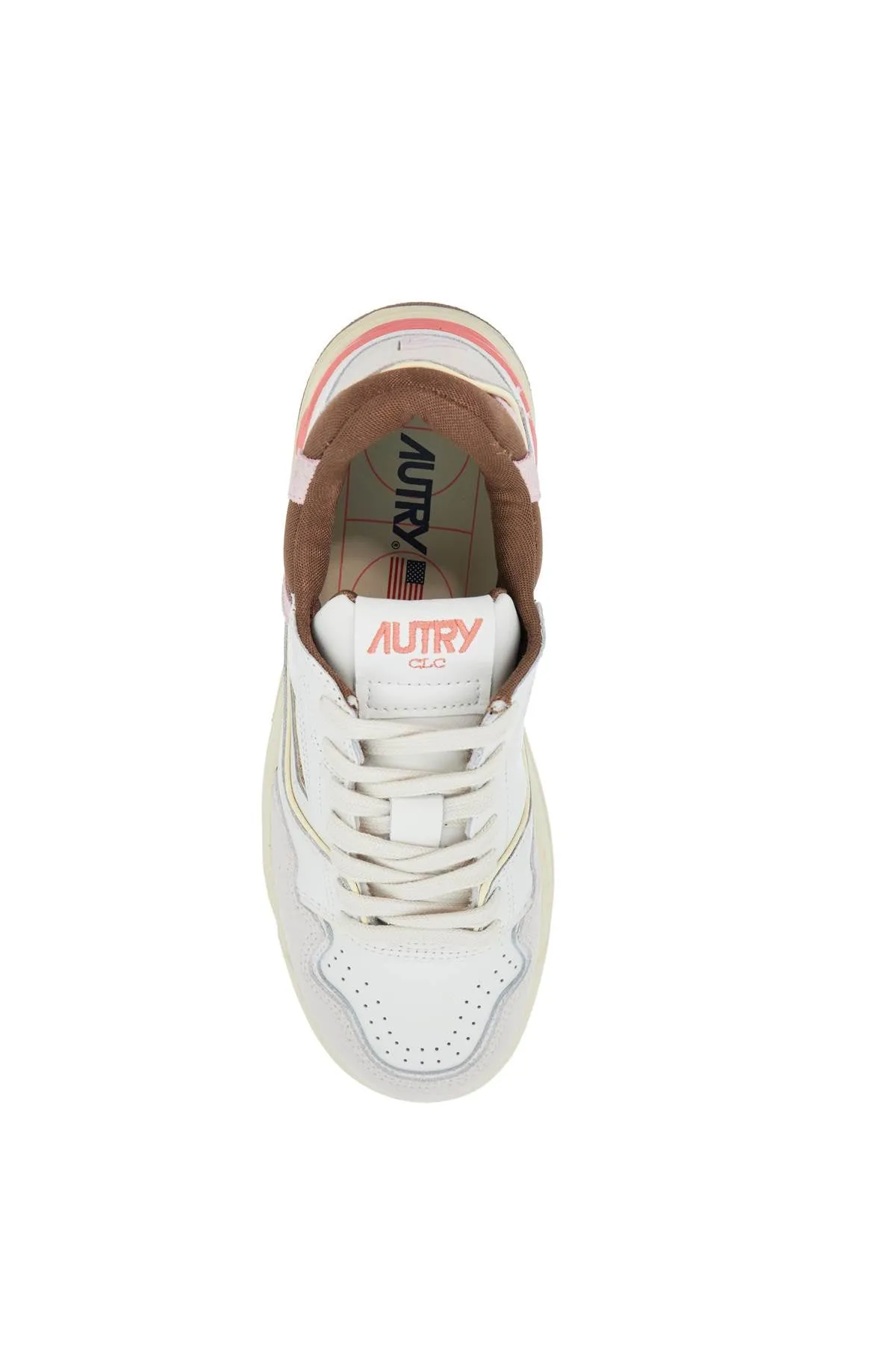 leather clc sneakers ROLWMM35 PTRDG CABLE PINK