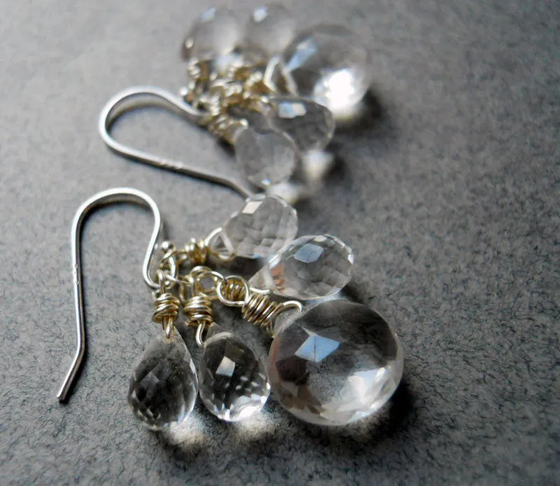 Leverback Icicle Earrings