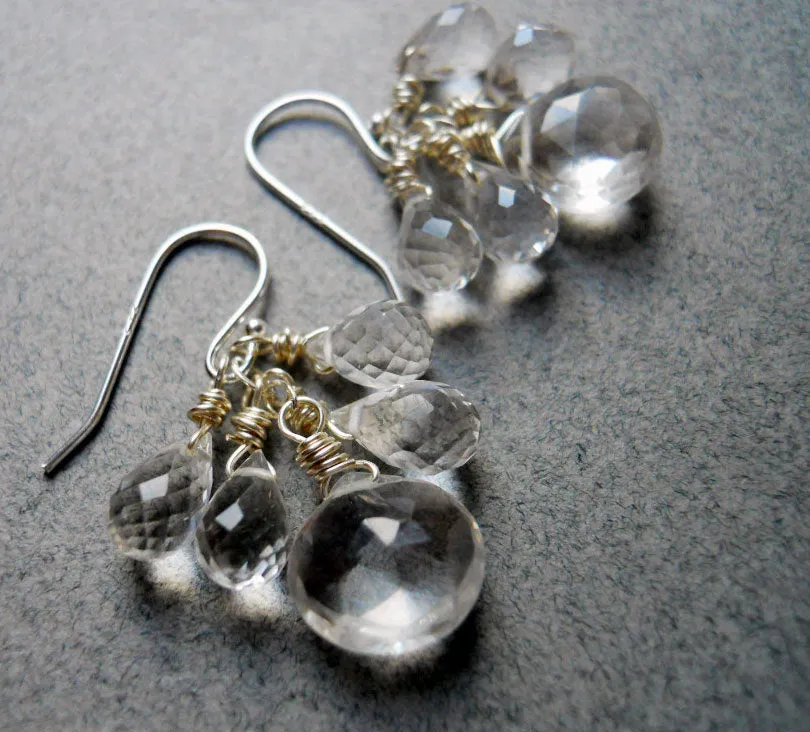 Leverback Icicle Earrings