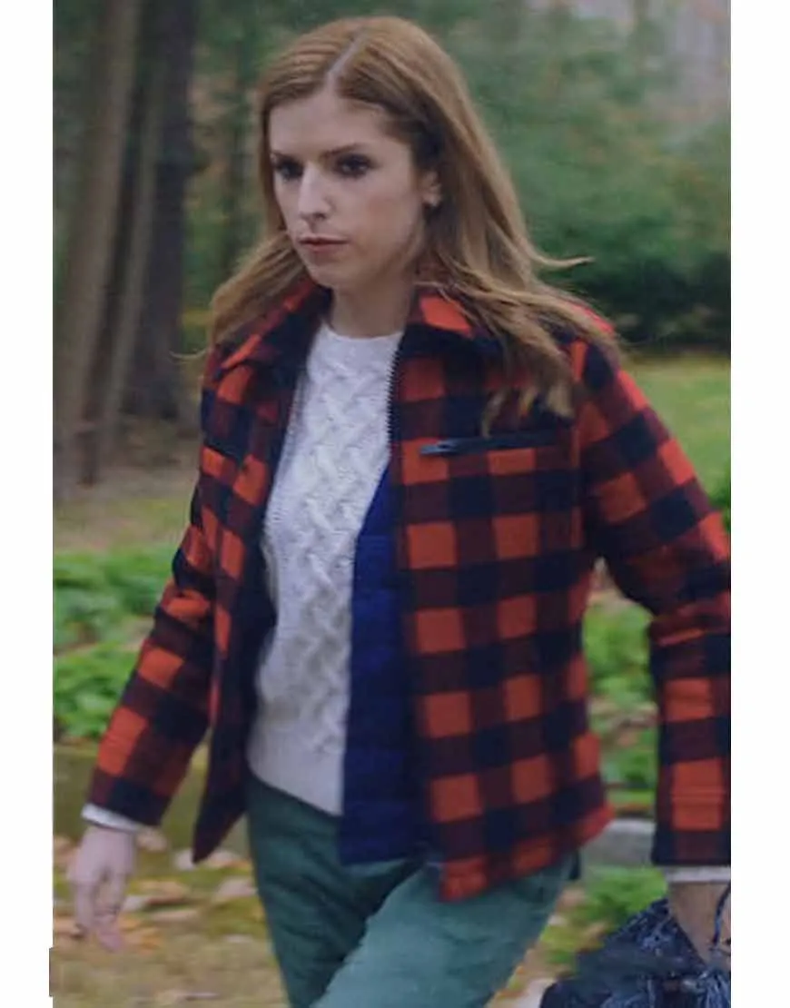 Love Life Anna Kendrick Checkered Jacket