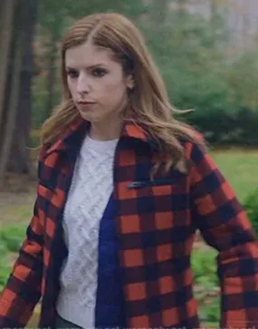 Love Life Anna Kendrick Checkered Jacket