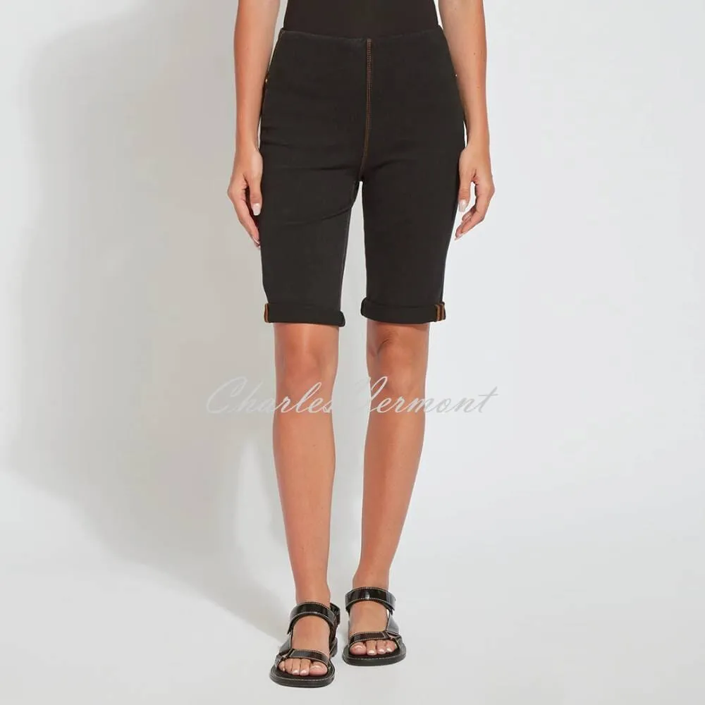 Lysse Boyfriend Denim Short – Style 2835 (Midtown Black)