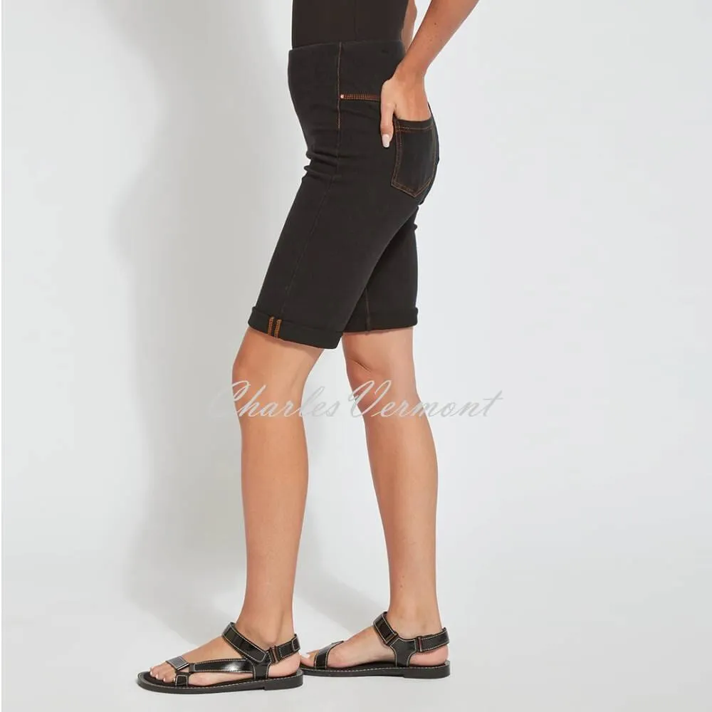 Lysse Boyfriend Denim Short – Style 2835 (Midtown Black)