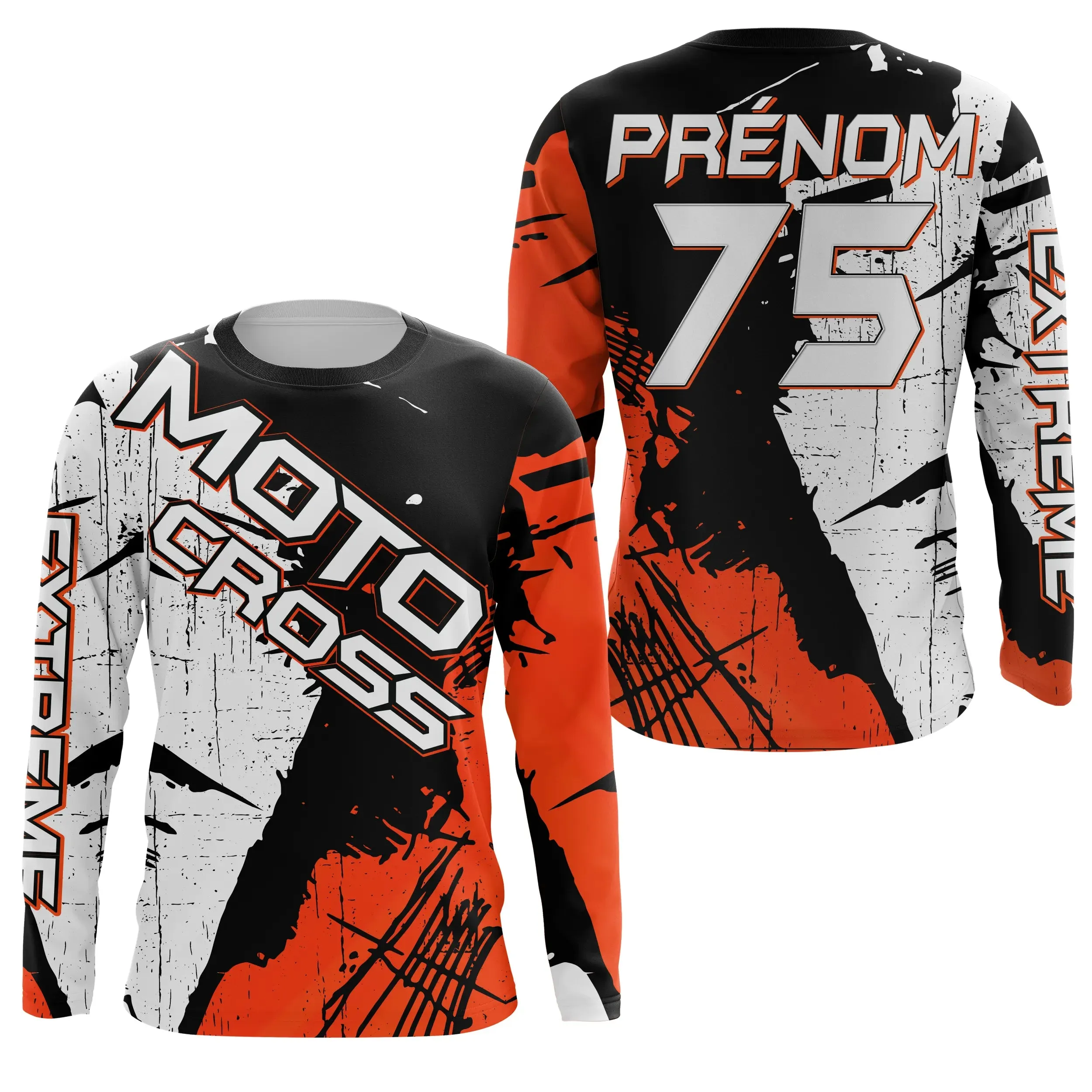 Maillot Cross Dirt Bike Personnalisé Rouge, Cadeau Pilote Moto Cross, Courses Tout-Terrain - MZ29122208