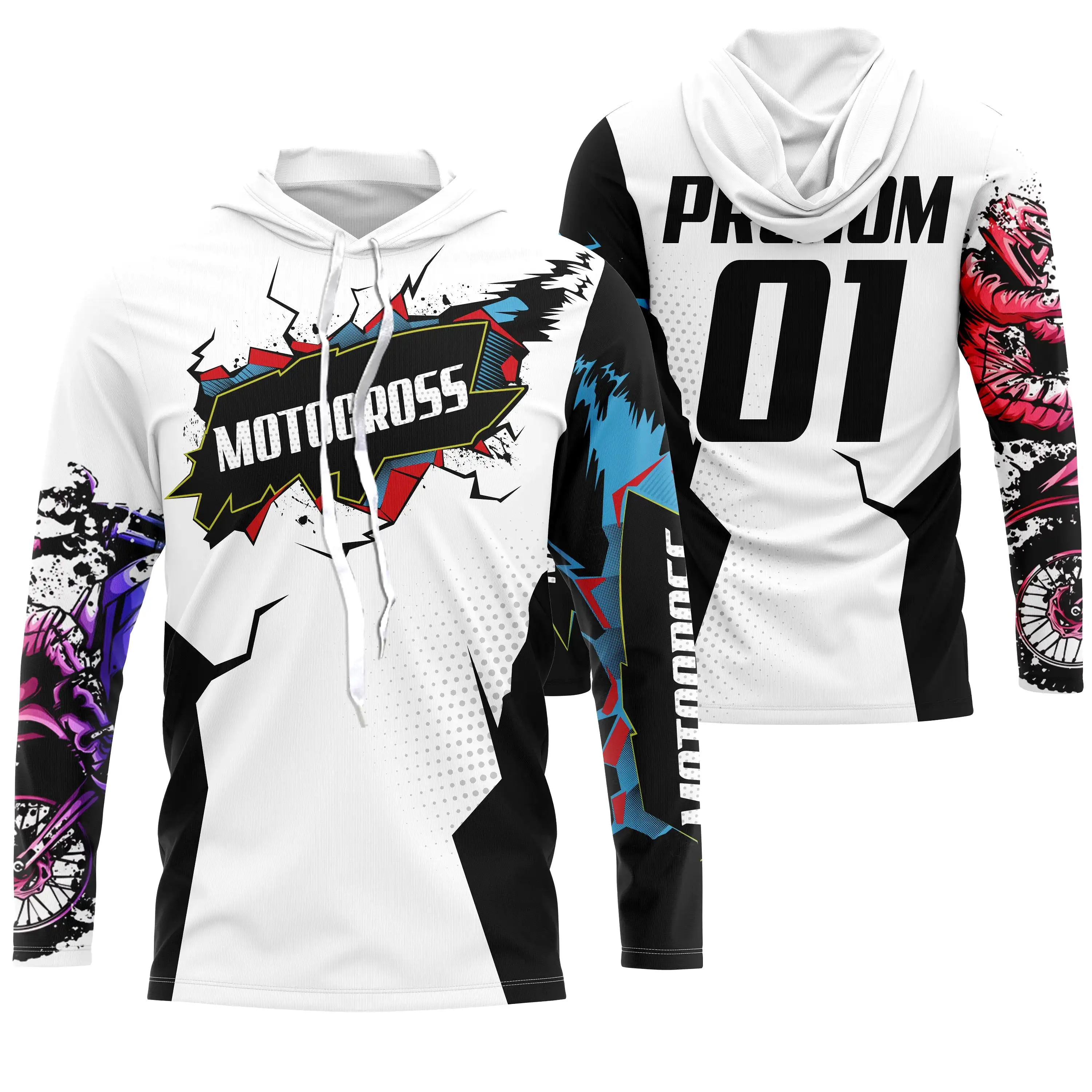 Maillot Cross Personnalisé, Dirt Bike, Cadeau Original Fan De Motos Tout-Terrain - CT17122227