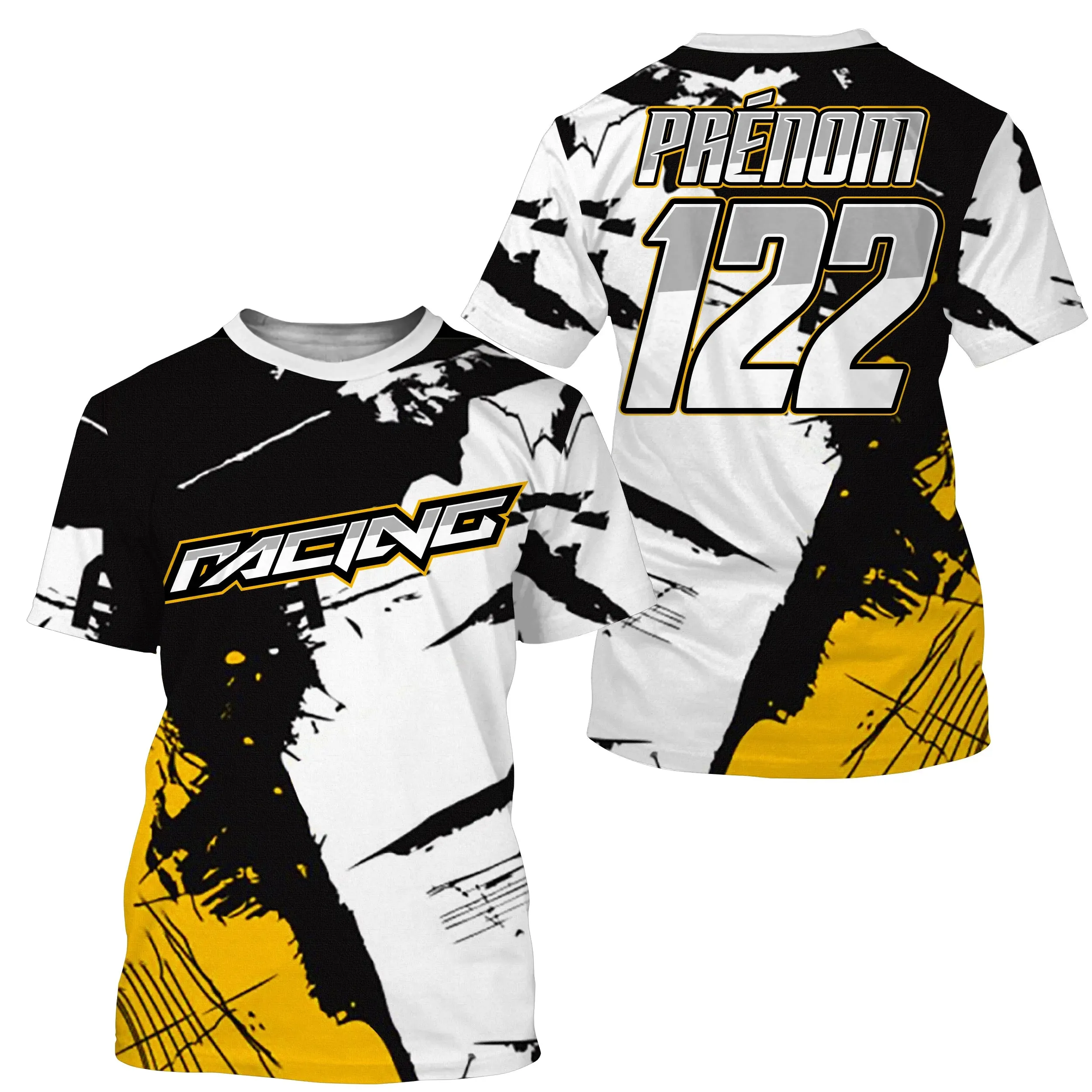 Maillot Cross Protection UV, Cadeau Personnalisé Pilote MX Racing, T-shirt Dirk Bike - CT20122234