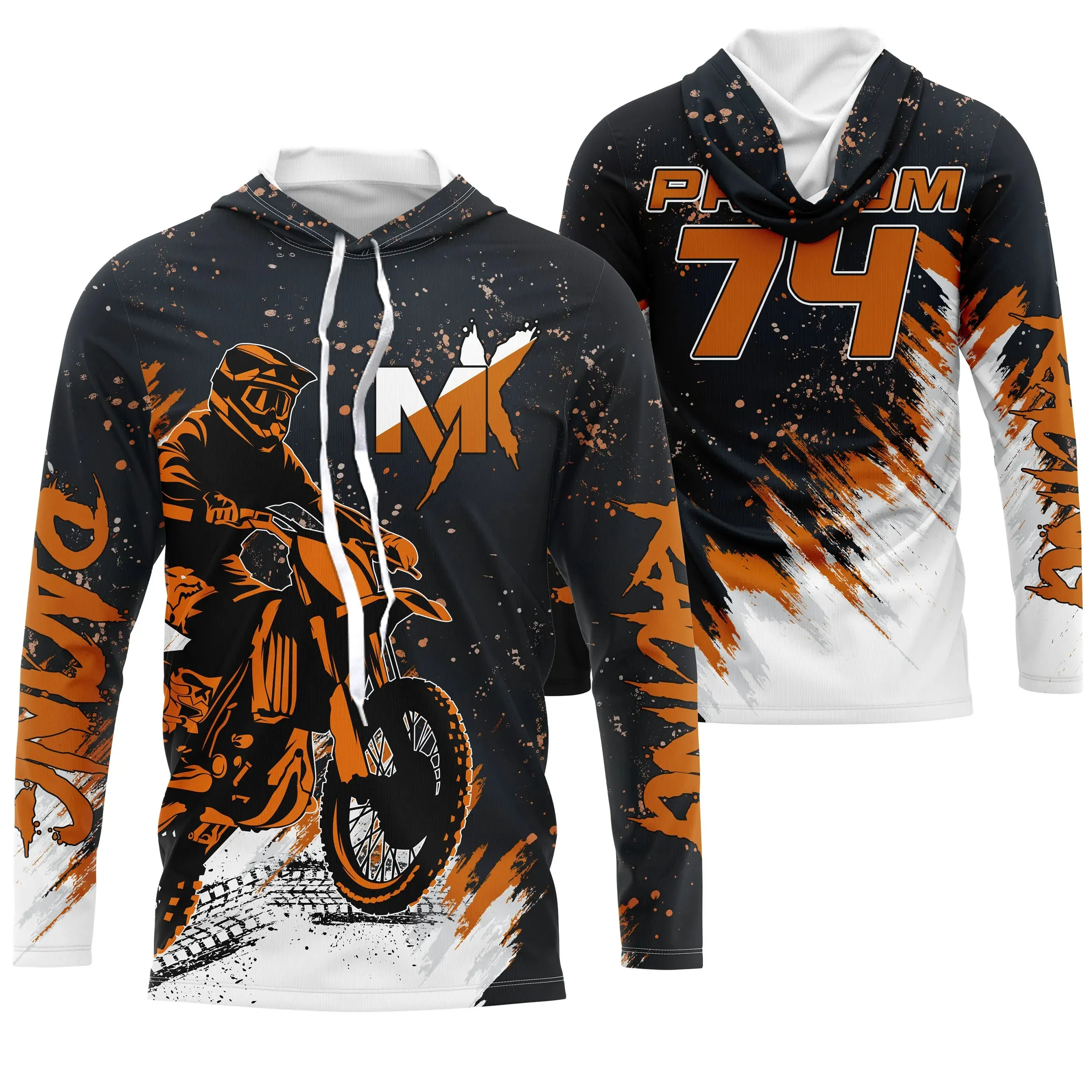 Maillot Cross Protection UV Personnalisé, MX Passion, Dirt Bike Racing - CT19122235