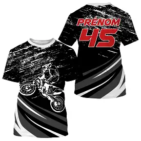 Maillot Cross UPF Personnalisé, MX Tout-Terrain, Dirt Bike, Cadeau Original Fan De Moto - CT17122241