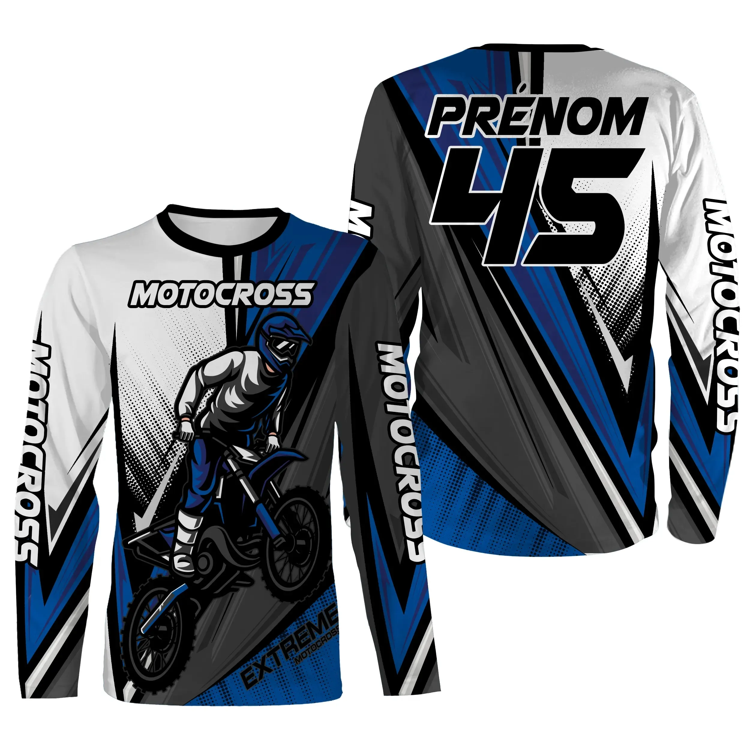 Maillot De Cross, Dirt Bike Extreme, Cadeau Personnalisé Fan Motos Tout-Terrain - CT15122235