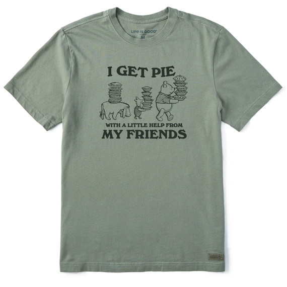 Men's Pie with a Little Help From My Friends Short Sleeve  Tee