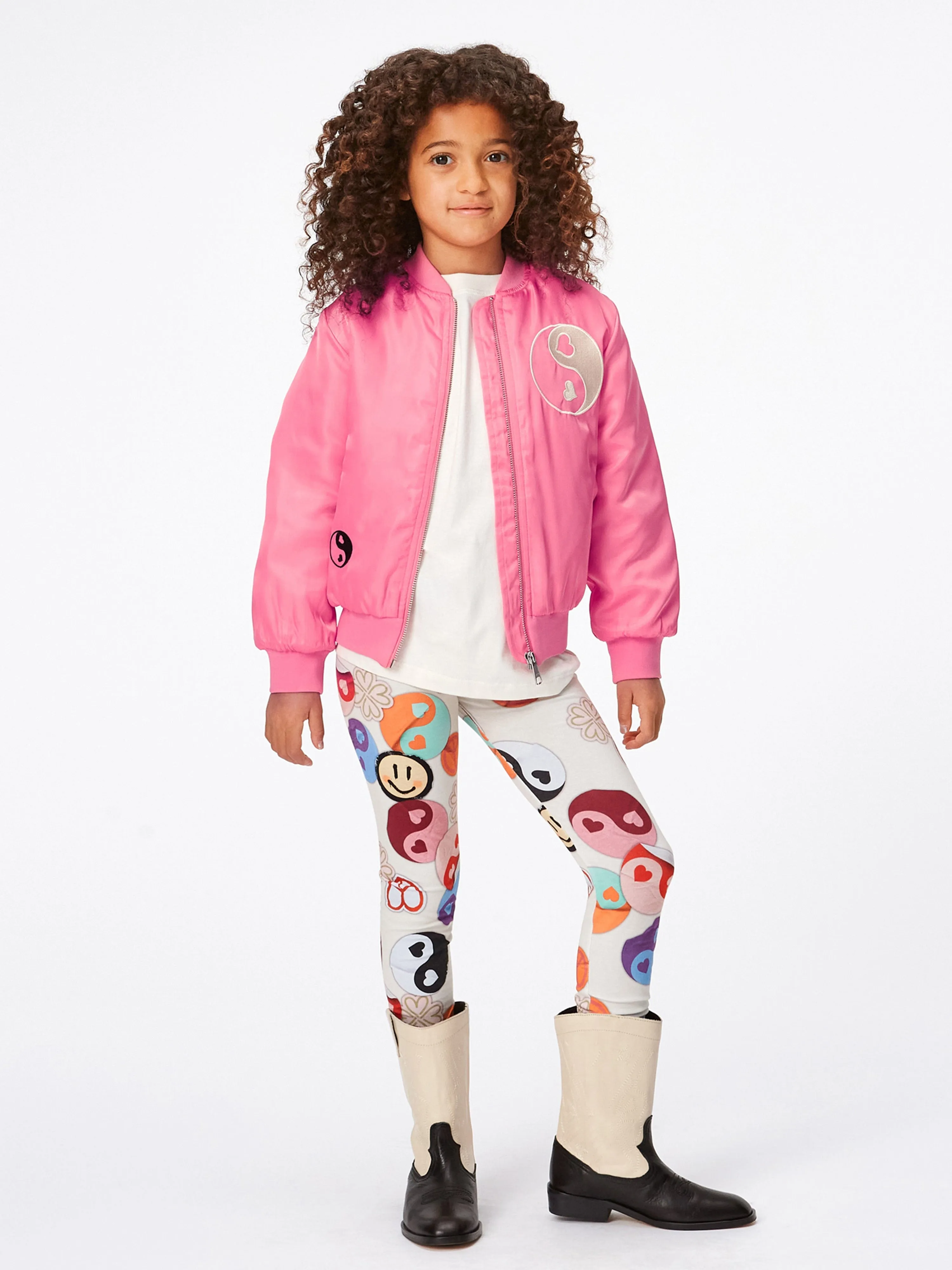 Molo Girls More Love Jacket in Pink