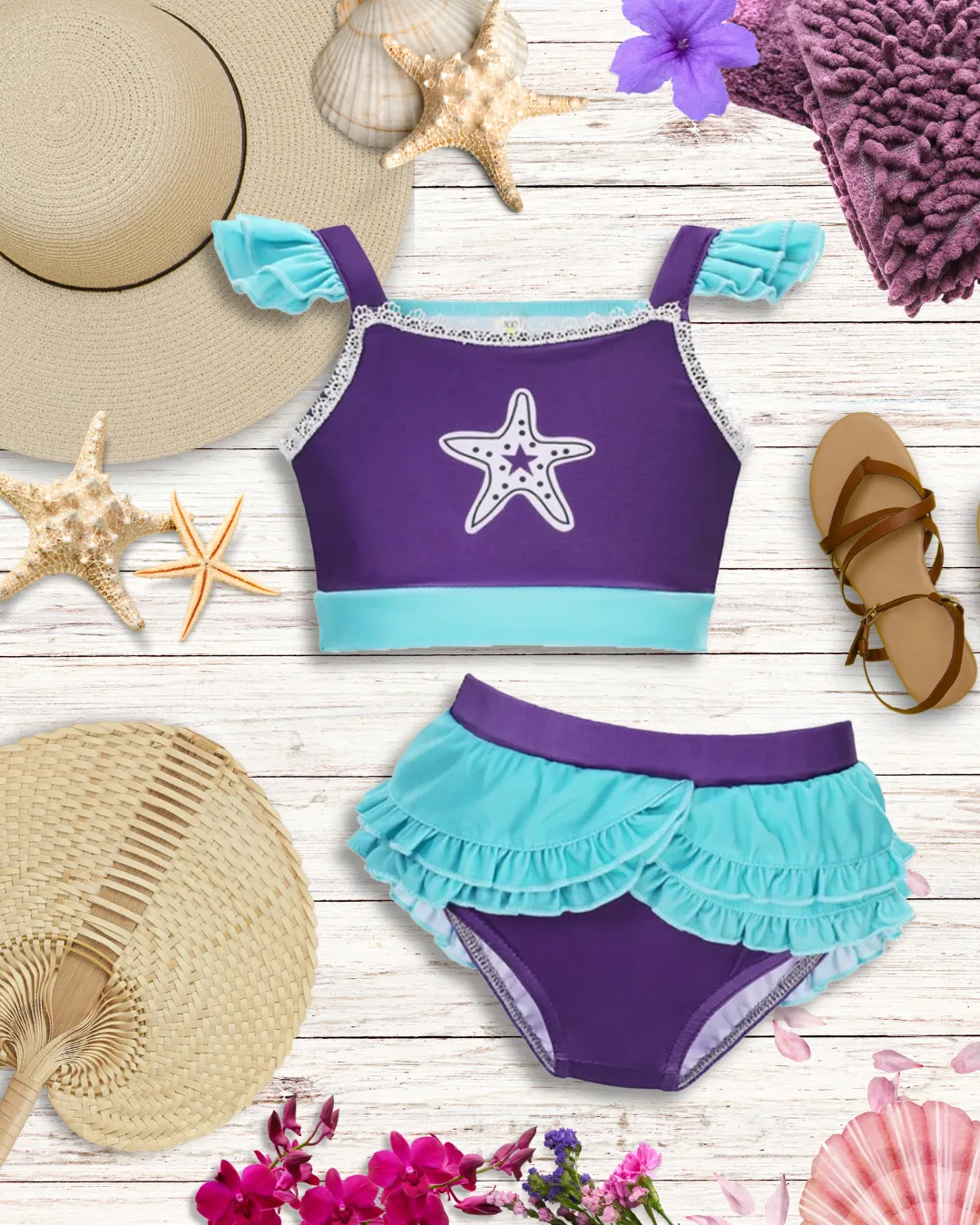 My Little Sea Star Two Piece Swimsuit