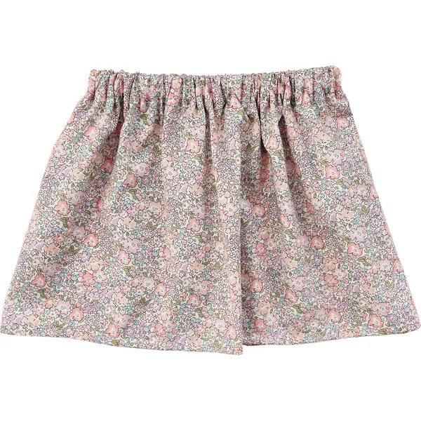 My Little Shop UK Liberty of London Girls Elasticated Skirt, Michelle Pink