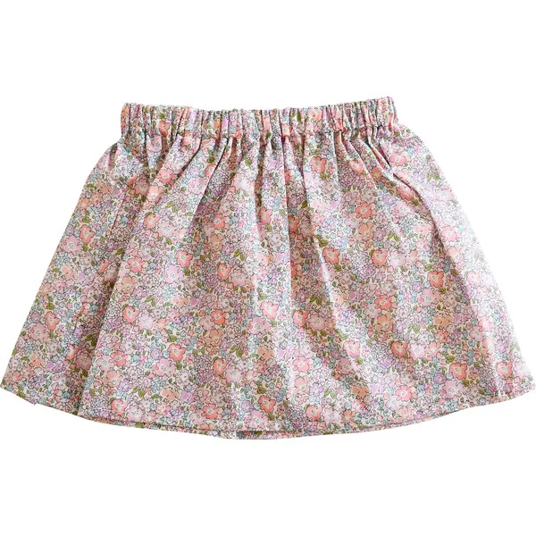 My Little Shop UK Liberty of London Girls Elasticated Skirt, Michelle Pink