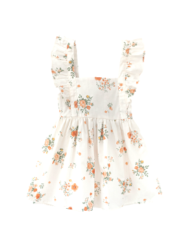 My Little Sunshine Cotton Dress - Spring Blooms