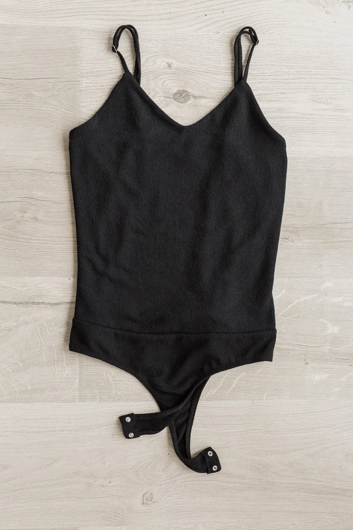 My One True Love Essential Bodysuit- Black