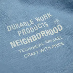 Neighborhood Slab Long Sleeve TeeBlue