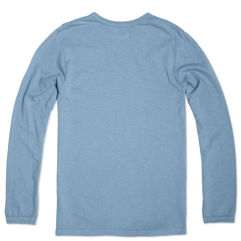 Neighborhood Slab Long Sleeve TeeBlue