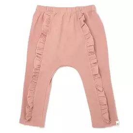 oh baby! Millie Ruffle Front Pant - Misty Rose