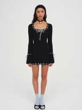 Olina Crochet Mini Dress