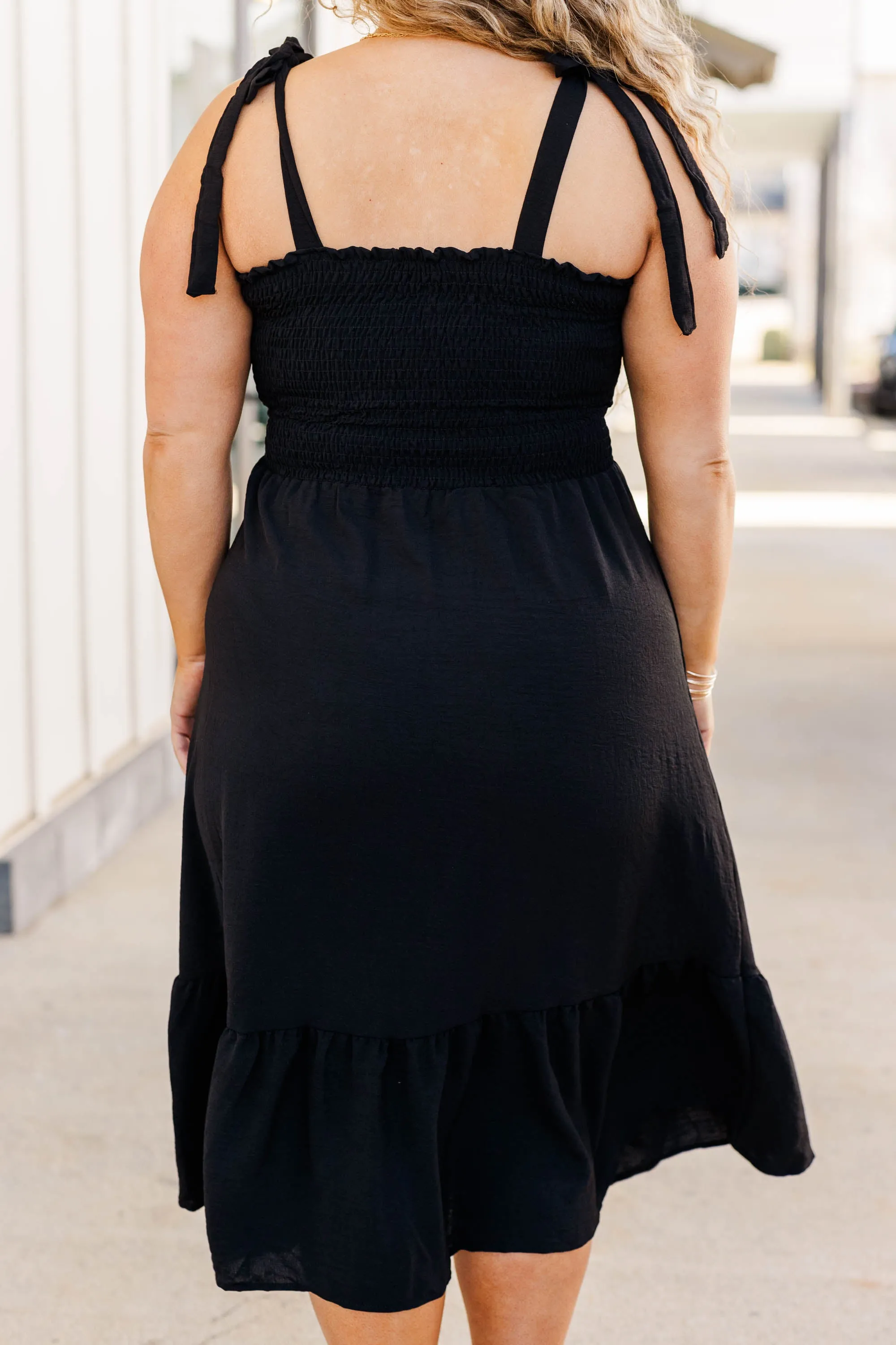 On A High Note Dress, Black