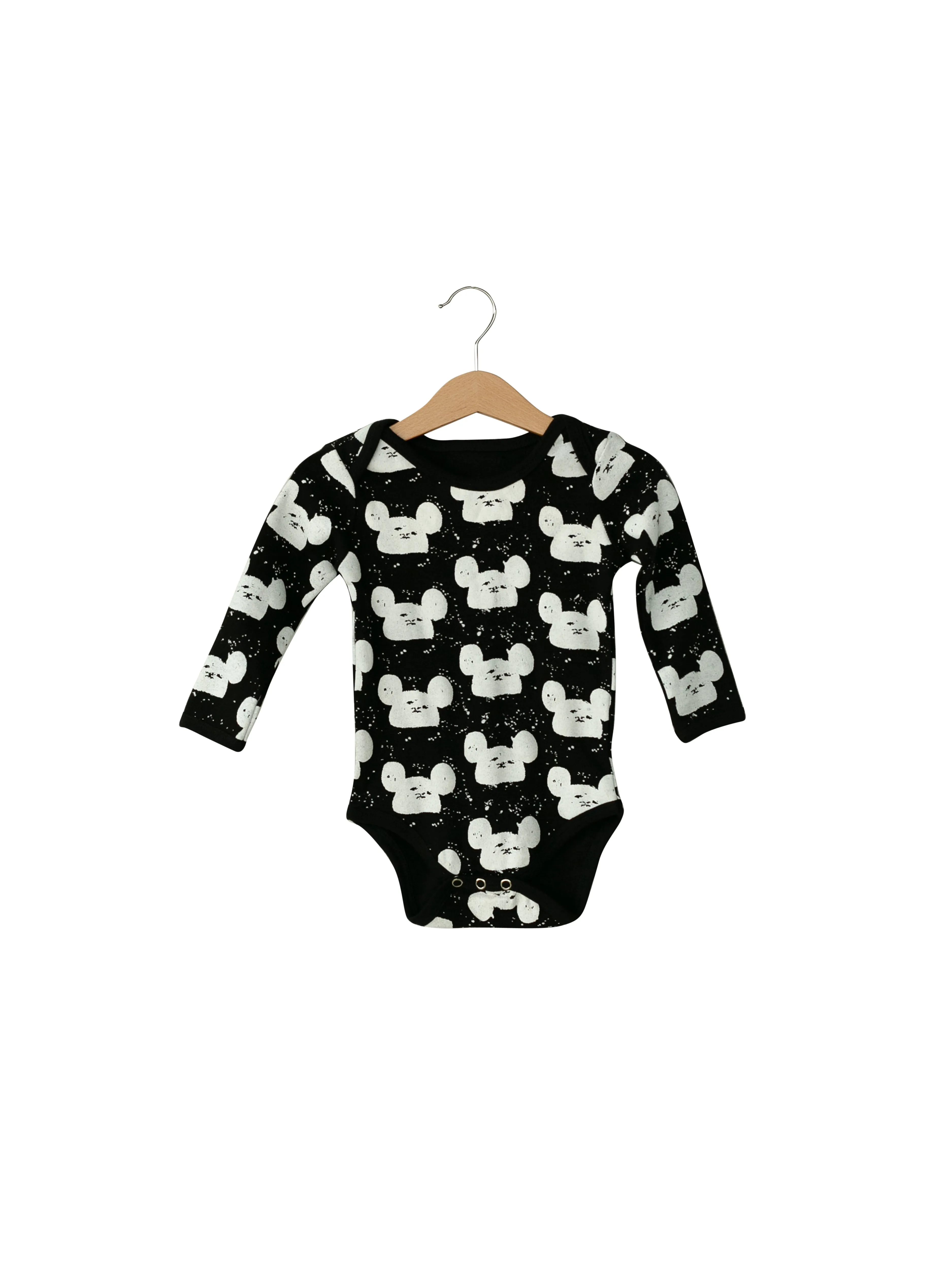 Organic Long Sleeve Bodysuit -  Prints